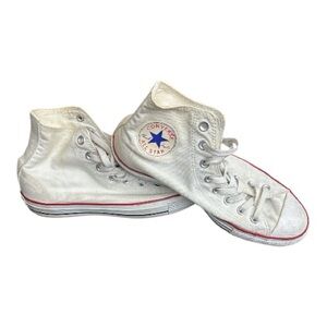Converse All Star Classic White High-Top Sneakers Unisex Mens 8 Women’s 10